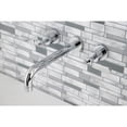 thumbnail image 2 of Kingston Brass KS8021KL Whitaker Two-Handle 3-Hole Wall Mount Roman Tub Faucet in Polished Chrome, 2 of 7