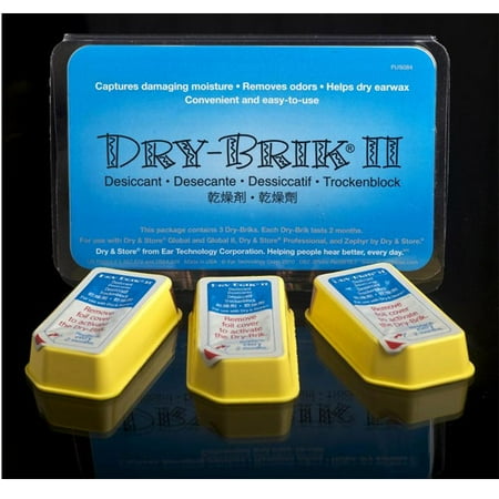 Dry-Brik II Desiccant for Dry and Store- 3-Pack (Best Desiccant For Ammo Storage)