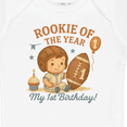 thumbnail image 4 of Inktastic Rookie of the Year First Birthday Football Theme Boys Baby Bodysuit, 4 of 5