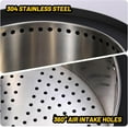 thumbnail image 7 of Historyli 26 Inch Outdoor Wood Burning Bonfire Stove,Smokeless Fire Pit,Portable Carbon Steel Firepit,Durable Round Fire Pits for Outside with Low Smoke,Rust-Proof,Easy to Clean,Black, 7 of 7