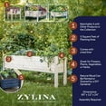 thumbnail image 2 of Zylina Raised Elevated Wood Garden Planter Collection - 60"(L) x 12"(W) x 22"(H), 2 of 8