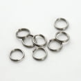 thumbnail image 3 of 30pcs Small Double Open Jump Rings Stainless Steel Small Key Rings Split Rings Functions on connectors for Jewelry Necklaces Bracelets Earrings Crafts Decorations, 3 of 5