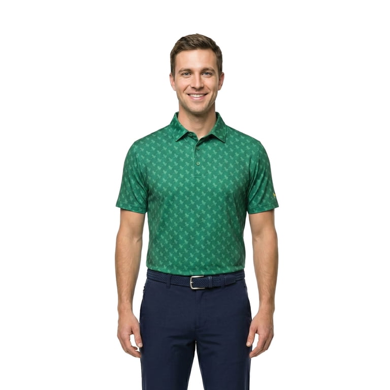 Birdie Bound Men's Novelty Print Performance Polo photo 2