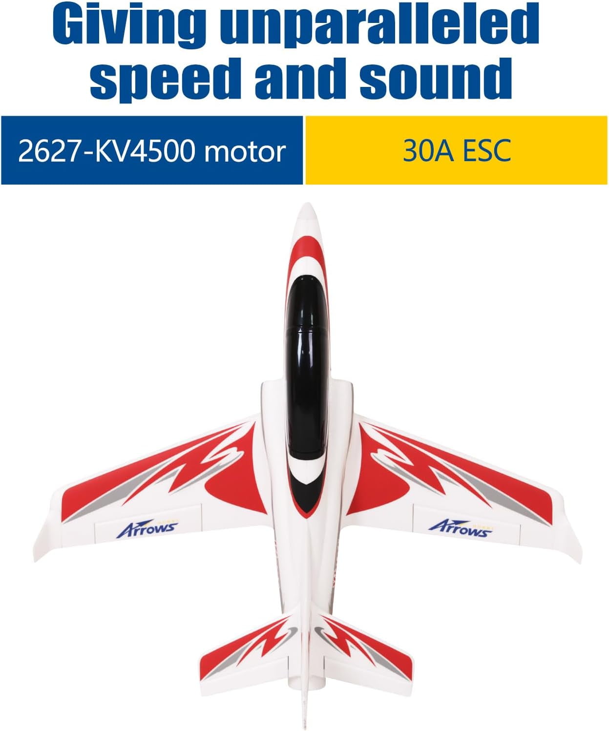 Arrows RC 50mm Viper EDF Jet PNP with Vector Stabilization (No Battery,Charger,Radio)