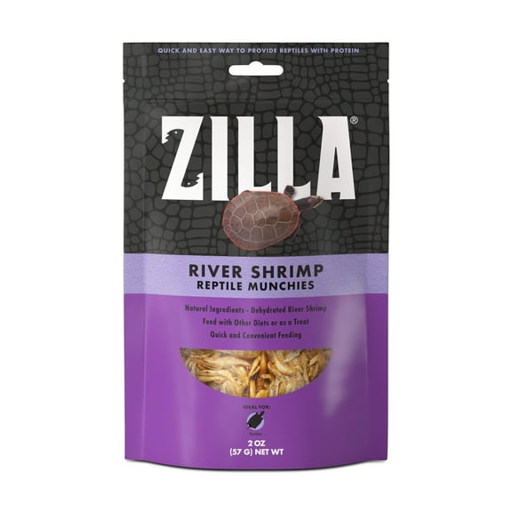 Zilla Reptile Munchies River Shrimp 2 oz.