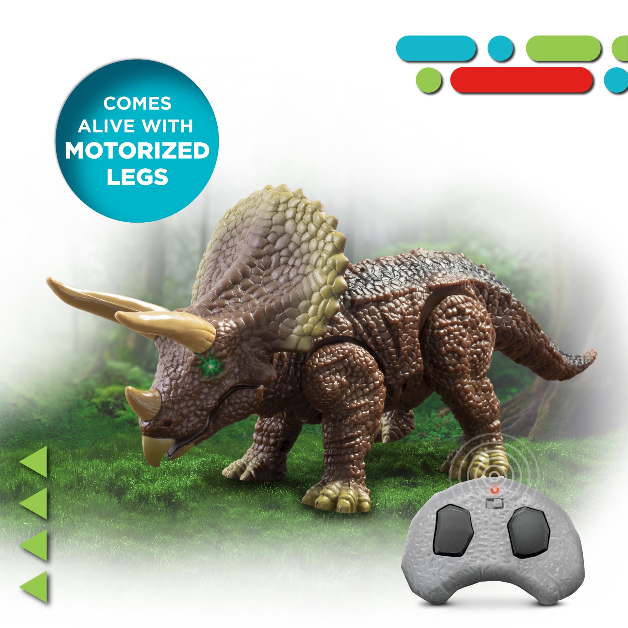 Discovery Remote Control TRICERATOPS With Sounds & Motions Age 8 NEW IN BOX 