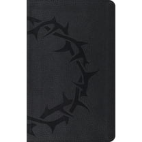 ESV Thinline Bible, Red Letter (Trutone, Charcoal, Crown Design), (Hardcover)