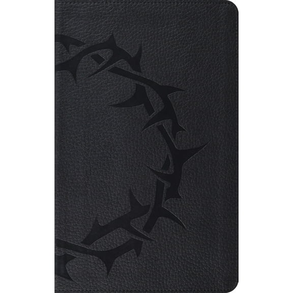 ESV Thinline Bible, Red Letter (Trutone, Charcoal, Crown Design), (Hardcover)