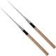 thumbnail image 5 of 1 par de palillos de sashimi con punta de acero inoxidable para uso en restaurantes japoneses, 5 of 6