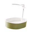 thumbnail image 2 of Almencla Automatic Parakeet Bird Bath Small Medium Birds Conure Cockatiel Parrot Bath U Shaped White, 2 of 8