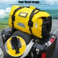 thumbnail image 4 of 36L Yellow Motorcycle Waterproof Tail Bag - Wear-Resistant, 200KG Load-Bearing, Multi-Carrying Methods, Reflective Warnings, 4-Strap Fixation with Quick Release Compatibility for Safe Night Riding, 4 of 7