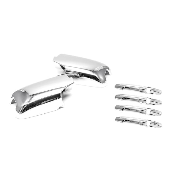 Sizver Chrome Door Mirror Handle Covers For 2009-2015 Honda Pilot*Fit with turn signal only*