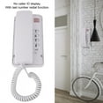 thumbnail image 2 of Teléfono Cableado,Teléfono Fijo con Función de Flash/Silenciamiento/última Remarcación de Números,Teléfono de Escritorio para Casa,Oficina,Hotel(Blanco) cable Teléfono Higoodz Accesorios Electrónicos, 2 of 6