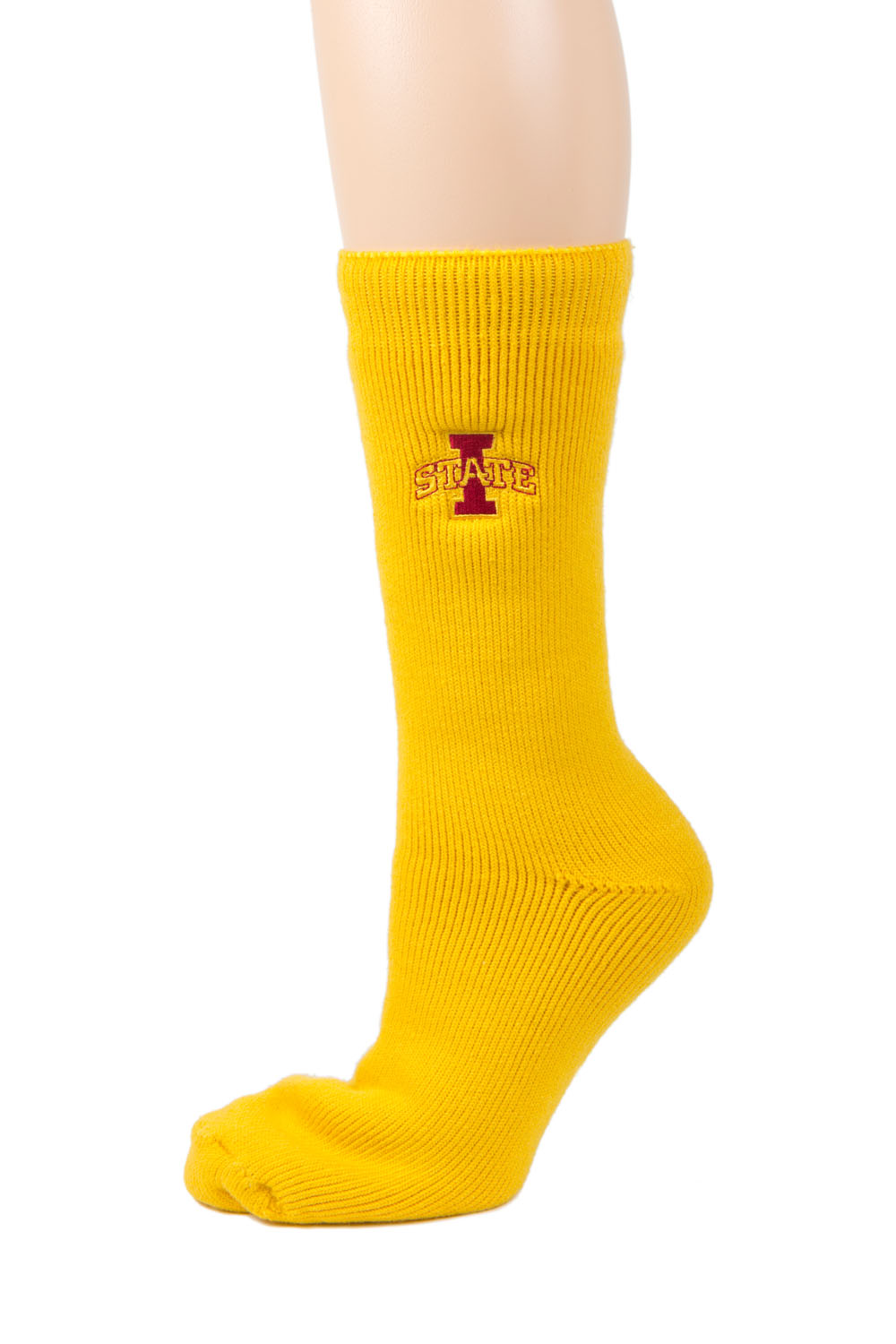 Iowa State Cyclones Gold Thermal Sock - Donegal Bay - Unisex - One Size - Mid-Calf