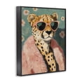 thumbnail image 2 of Stupell Industries Art Deco Glam Cheetah in Pink Fur Black Framed Giclee Art, 11 x 14, by The Prints Vibe, 2 of 8