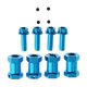 thumbnail image 1 of 4 Uds. Adaptador de Transmisión de Cubos Hexagonales de Rueda de 20mm-accesorios con Tornillos de Fijación-aleación de Aluminio-adaptador Hexagonal Ex Azul Sunnimix Adaptador hexagonal para cubo de rueda, 1 of 8