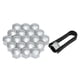 thumbnail image 1 of 20pcs Universal 21mm Cubiertas de tuerca de rueda Tapas de tuerca de seguridad Protector Eccomum Cubierta de la tuerca de la rueda, 1 of 5