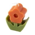 thumbnail image 2 of Creative Flowers Handmade Delicate Flower Candles for orange, 2 of 5