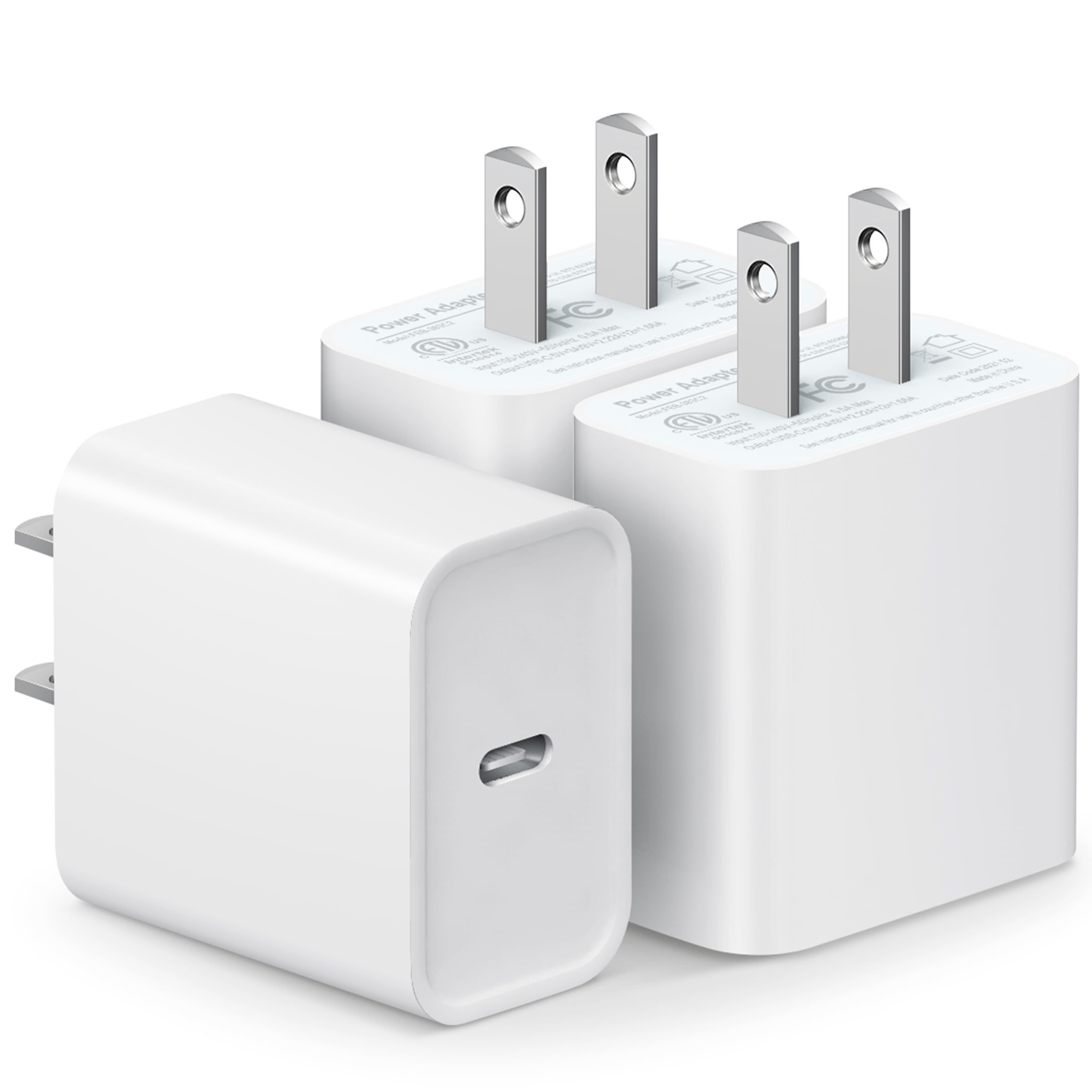 Chargeur Prise USB C Compatible with iPhone 15/15 Pro /15 Pro Max /15 Plus  /14/13/12/11 /SE/X/XR/XS/Mini /8/7 /6S /5S, 20W USBC Rapide Adaptateur Type  C Secteur Mural Alimentation : : High-Tech