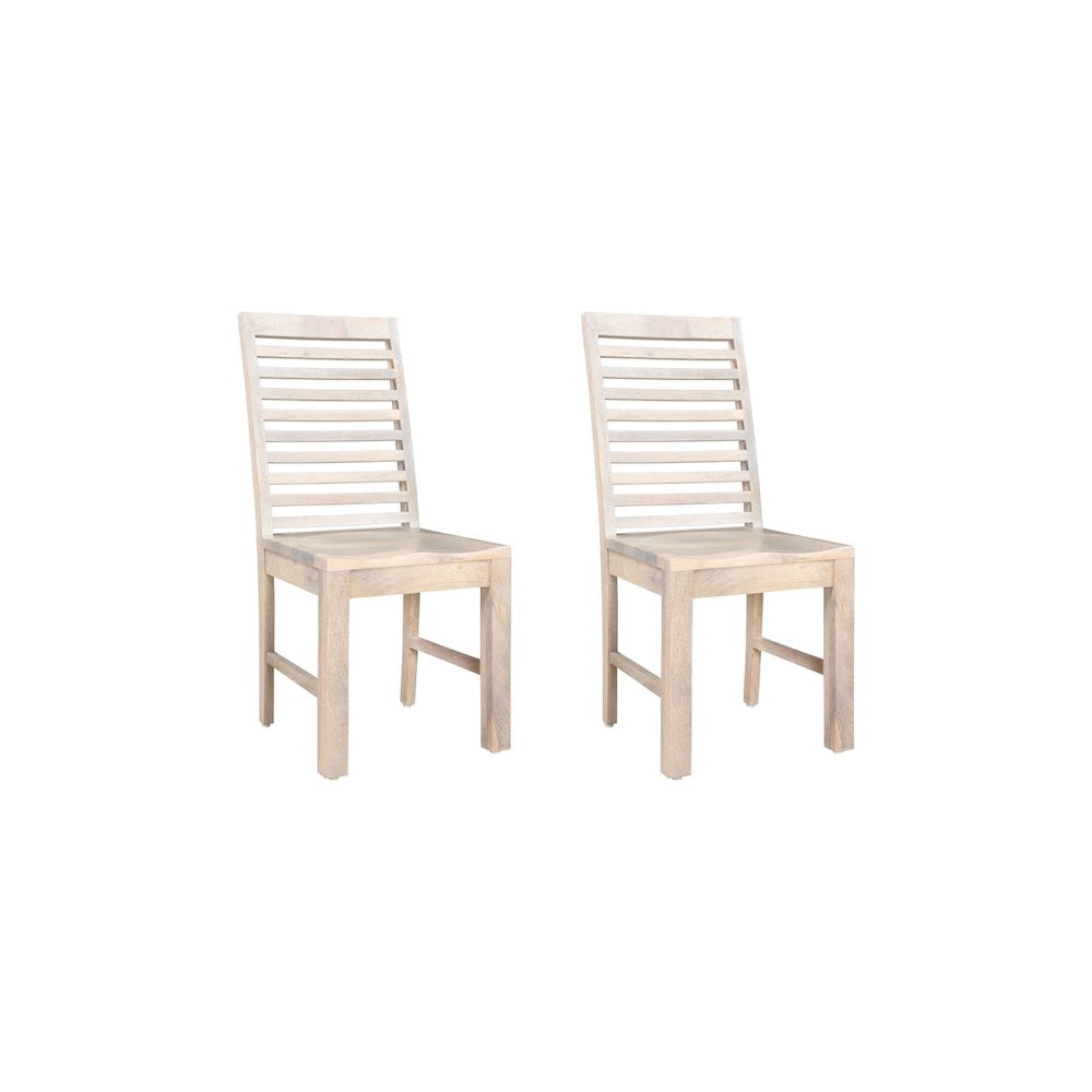 Palmeto Home Coastal Diamond Banana Weave Dining Wood Chairs - Set