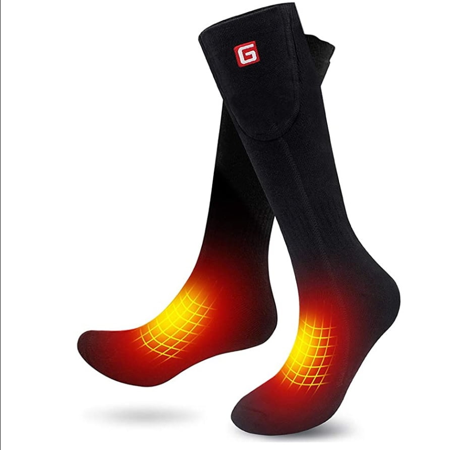 Heated Scoks Winter Electric Rechargeable 3 Heating Settings Thermal Sock Unisex 