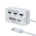 thumbnail image 2 of MesaSe 3 Port USB Multi-In-1 Hub  SD M2 TF Memory Card Reader Aluminum Adapter Hub 3 Port USB  Multi-In-1  Aluminum  Potable  SD M2 TF Memory Card Reader PC Windows 98 Windows 98SE Access, 2 of 8