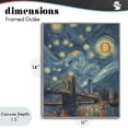 thumbnail image 4 of Stupell Industries Art Deco Iconic Blockchain Moonlight Gray Framed Giclee Art, 11 x 14, by Svetlana Aleynikova, 4 of 8