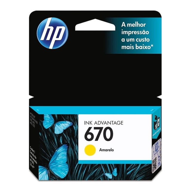 Cartucho de Tinta HP 670 Amarillo
