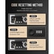 thumbnail image 4 of Key Cabinet with Combination Lock Wall-Mounted Key Storage Box with Resettable Combination Black Digital Security Box, 4 of 5