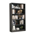 thumbnail image 7 of MAYEERTY Gray 5-Shelf Modern Wood Bookcase, 60" Tall, for Bedroom, Living Room, and Manga Library, 7 of 7