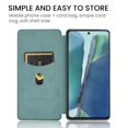 thumbnail image 2 of Dteck Wallet Slim Case for Samsung Galaxy Note 20 Ultra(6.9 inches),Carbon Fiber Texture Patterned Leather Card Holder Protective Kickstand Cover ,Green, 2 of 6