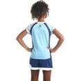 thumbnail image 2 of STC Girls Tennis Dresses and Golf Outfit Blue Floral Sleeveless Sports Skirts with Shorts and Built in Pockets for Athletic Youth and Kids - Size Small/6, 2 of 5