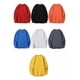 thumbnail image 5 of Sudadera Cuello Redondo Color Sólido Sudadera Hombre Y Mujer, 5 of 8