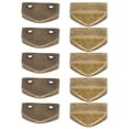 thumbnail image 3 of Zipper Pull Replacement, Small Compact Attractive Decorative Zipper Stopper Convenient Practical  For Clothes For Bags For Suitcases Colorful,Bronze,Gray,Rose Gold,White, 3 of 8