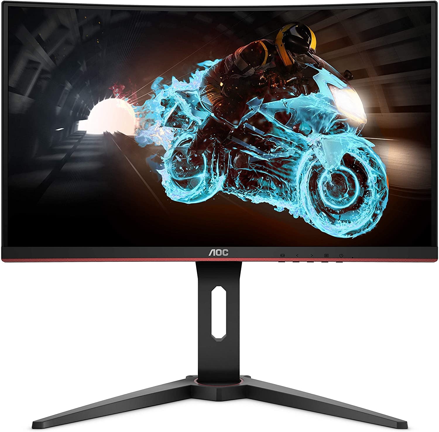 Aoc 24 Fhd Curved Frameless Fhd 1500r 1ms Mprt 165hz Gaming Monitor C24g1a Walmart Com
