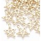 thumbnail image 1 of 5 piezas de dijes de estrella de latón chapados en oro real de 18 quilates, colgantes de estrella, decoración, accesorios de joyería chapados en oro real de 18 quilates., 1 of 2