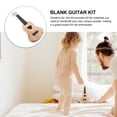 thumbnail image 4 of 1 juego de accesorios para guitarra pequeña de madera, kit de ukelele con dibujo de bricolaje, kit de guitarra hecho a mano, kit de ukelele de madera con grafiti., 4 of 8
