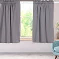 thumbnail image 6 of AUQ Small Window Curtains,Kitchen/Bathroom/Kids Bedroom Decor Thermal Insulated Window Short Curtain Room Darkening Window Curtain Tiers Bathroom Curtains Window, 6 of 7