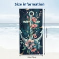 thumbnail image 3 of PHYHOO Flower Sand Free Microfiber Beach Towel Lightweight Oversized Quick Dry for Kids &amp; Adults for Swimming, Pool, Camping, Yoga, Traveling Essentials 30x60in, 3 of 8