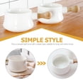 thumbnail image 2 of LABSERRON Ramen Noodles Bowl Ceramic Bowl White 1Pcs 6.7x3.8in, 2 of 8