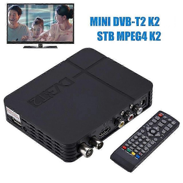 Portable DVB-T2 STB MPEG4 K2 High Clarity Digital TV Box Set-Top Receiver Tuner Receptor JIKAIX