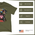 thumbnail image 4 of Tee Hunt My Favorite Breed is The One in Need T-Shirt Dean Russo Dog Men's Tee, Military Green, 5X-Large, 4 of 5