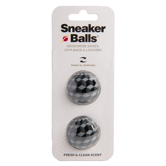 Sneaker Balls 3D Blocks Shoe Freshener, 2 Pack, Gray