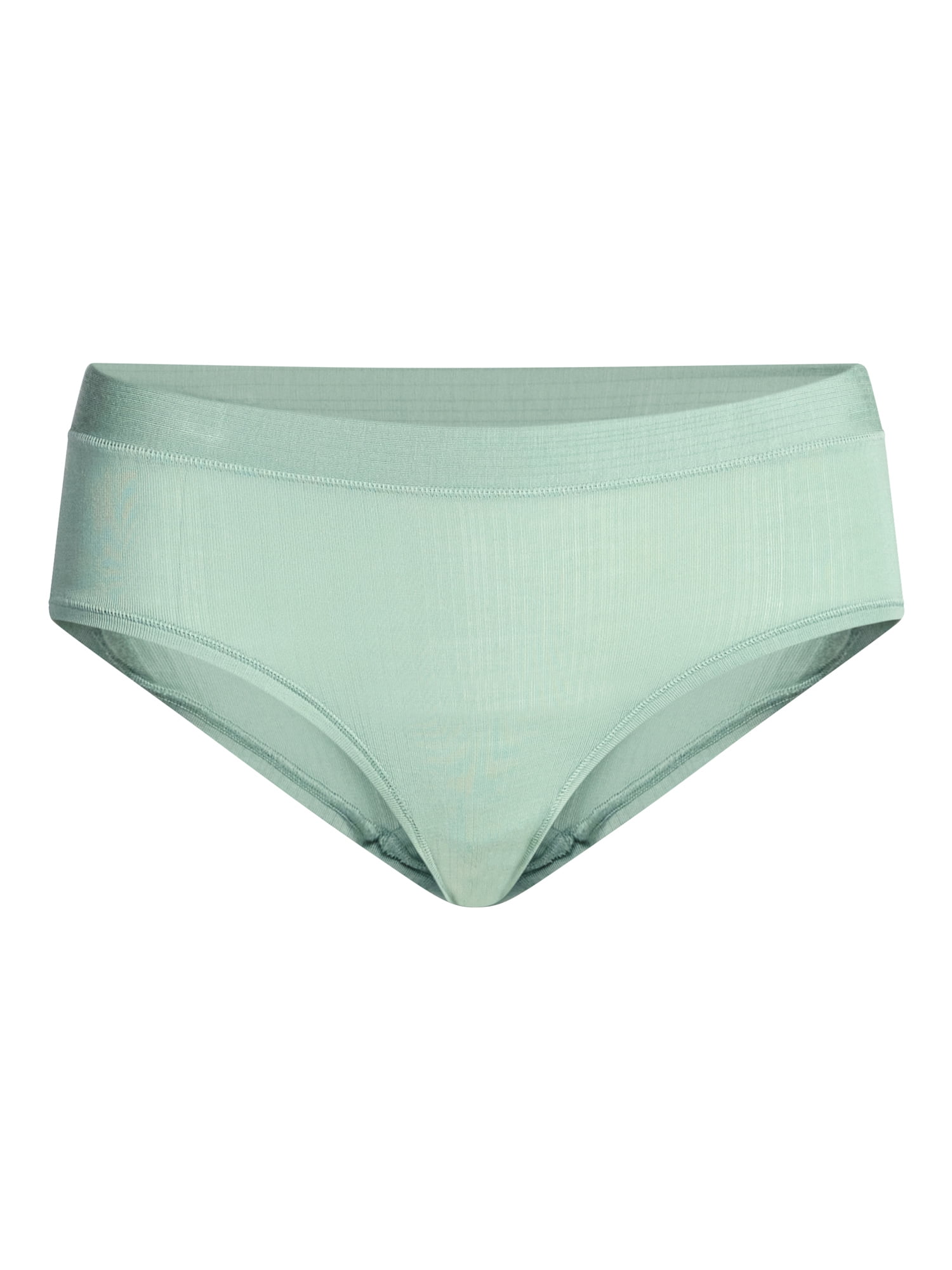 Joyspun Women's Ribbed Modal Hipster Panties, 3-Pack, Sizes XS-3XL