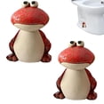 thumbnail image 2 of 2 - Piece - Shaped Ceramic Toilet Bolt Covers - Decorate Your Bathroom, 2 of 4