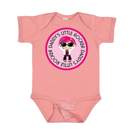 

Inktastic Daddys Little Rocker Girl Gift Baby Girl Bodysuit