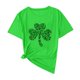thumbnail image 4 of Camisas de Manga Corta para Mujeres Moda Casual Mujeres Camisa de Impresión Casual Cuello Redondo Pullover Tee Blusas de Manga Corta Casuales para Mujeres, 4 of 5