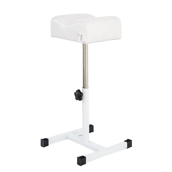 Reposapiés para pedicura QUEESALN, altura ajustable, color blanco