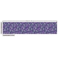 thumbnail image 3 of Spring Fabric by the Yard, Continuous Flora Abstract Bloom Garden, Upholstery Fabric for Dining Chairs Home Decor Accents, Quartz Purpleblue by Ambesonne, 3 of 5