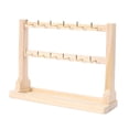 thumbnail image 2 of Jewelry Organizer Multi Tiers with Tray Wooden Stable Base Jewelry Display Stand 2 Tiers, 2 of 10